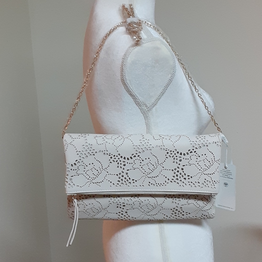 Arabella cut out floral clutch